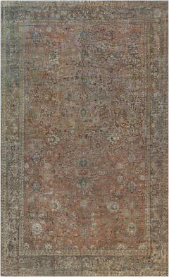 Authentic 19th Century Persian Sultanabad Rug Size Adjusted  - 2462138