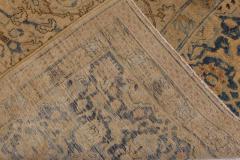 Authentic 19th Century Persian Tabriz Botanic Handmade Wool Rug - 2465002