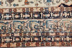 Authentic 19th Century Persian Tabriz Floral Handwoven Wool Rug - 2465090