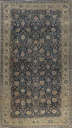 Authentic 19th Century Persian Tabriz Handmade Wool Carpet - 2461960