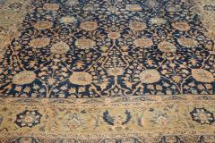 Authentic 19th Century Persian Tabriz Handmade Wool Carpet - 2461962