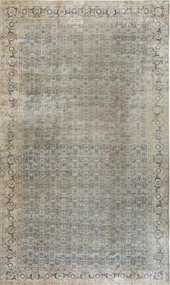 Authentic 19th Century Persian Tabriz Handmade Wool Carpet - 2464991