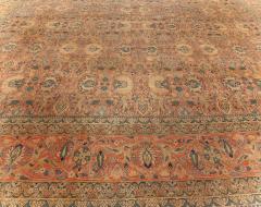 Authentic 19th Century Persian Tabriz Handmade Wool Rug - 2461929