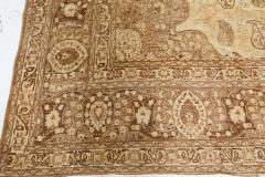 Authentic 19th Century Persian Tabriz Handmade Wool Rug - 2465104