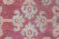 Authentic 19th Century Red Silk Samarkand Khotan Rug - 4008706