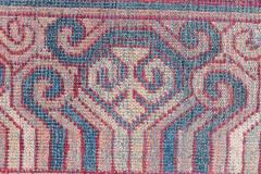 Authentic 19th Century Red Silk Samarkand Khotan Rug - 4008715
