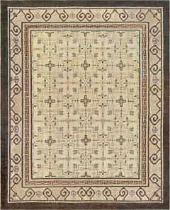 Authentic 19th Century Samarkand Handmade Wool Rug - 2460775