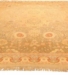 Authentic 19th Century Turkish Hereke Botanic Handmade Wool Rug - 2464643