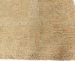 Authentic 19th Century Turkish Oushak Handmade Wool Rug - 2465392