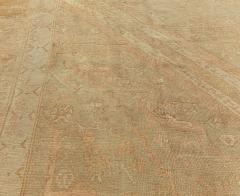 Authentic 19th Century Turkish Oushak Handmade Wool Rug - 2465395