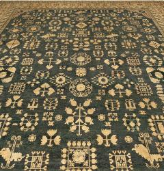 Authentic 19th Century Yarkand Handmade Wool Rug - 2460786