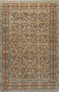 Authentic Antique Persian Bidjar Orange Handmade Wool Rug - 2446318