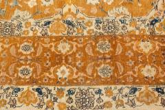 Authentic Antique Persian Bidjar Orange Handmade Wool Rug - 2446323
