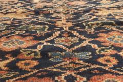 Authentic Antique Persian Feraghan Animal Botanic Handmade Wool Rug - 2454232