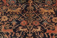 Authentic Antique Persian Feraghan Animal Botanic Handmade Wool Rug - 2454235