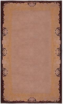 Authentic Early 20th Century Chinese Art Deco Handmade Wool Rug - 2451440