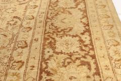 Authentic Early 20th Century Indian Amritsar Brown Rug - 2452953