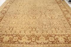 Authentic Early 20th Century Indian Amritsar Brown Rug - 2452955