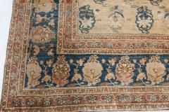Authentic Early 20th Century Persian Tabriz Botanic Handmade Wool Rug - 2453522