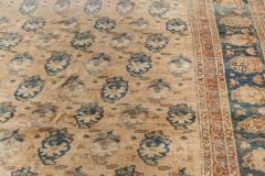 Authentic Early 20th Century Persian Tabriz Botanic Handmade Wool Rug - 2453524