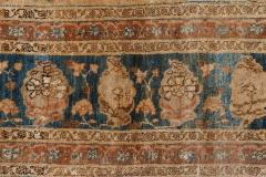 Authentic Early 20th Century Persian Tabriz Botanic Handmade Wool Rug - 2453526