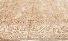 Authentic Early 20th Century Tabriz Botanic Handwoven Wool Rug - 2454449