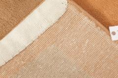 Authentic French Art Deco Orange Handmade Wool Rug - 2456268