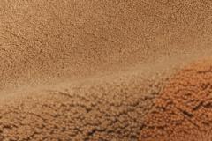Authentic French Art Deco Orange Handmade Wool Rug - 2456269