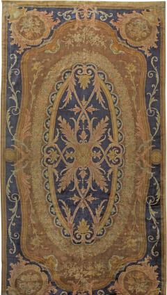 Authentic French Savonnerie Bold Botanic Handmade Wool Rug - 2461135