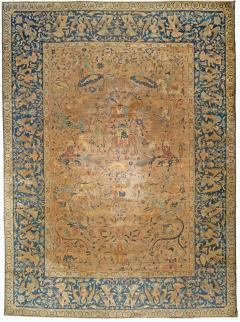 Authentic Indian Animal Botanic Handmade Wool Rug - 2443521