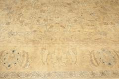 Authentic Indian Botanic Handmade Wool Rug Size Adjusted  - 2453000