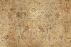 Authentic Indian Botanic Handmade Wool Rug Size Adjusted  - 2453001
