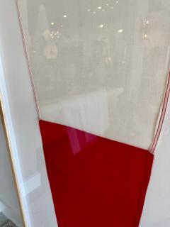 Authentic Nautical Signal Flag from 1940s Framed Professionally - 4619837