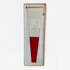 Authentic Nautical Signal Flag from 1940s Framed Professionally - 4620245