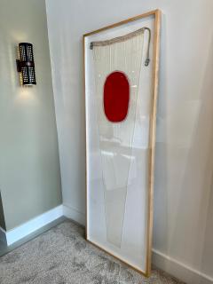 Authentic Nautical Signal Flag from 1940s Framed Professionally - 4619842