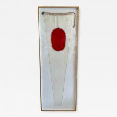 Authentic Nautical Signal Flag from 1940s Framed Professionally - 4620246