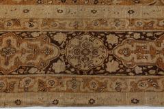Authentic Oversized 19th Century Persian Tabriz Handmade Wool Carpet - 2462018
