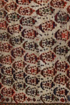 Authentic Persian Afshar Rug in Blue Brown Green Red White - 2454276