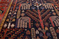 Authentic Persian Bakhtiari Red Handmade Wool Rug - 2465037