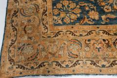 Authentic Persian Khorassan Blue Handmade Wool Carpet - 2453647