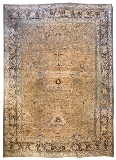 Authentic Persian Khorassan Botanic Handmade Wool Rug - 2446969