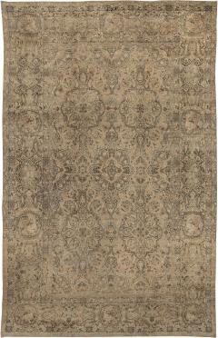 Authentic Persian Kirman Botanic Handmade Wool Rug - 2446933