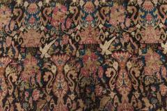 Authentic Persian Kirman Botanic Pink Blue Beige Handmade Wool Carpet - 2460727