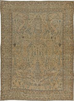 Authentic Persian Kirman Handwoven Wool Carpet - 2443630