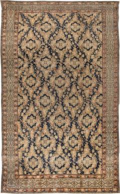 Authentic Persian Malayer Botanic Handmade Wool Rug - 2447494