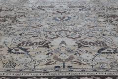 Authentic Persian Meshad Animal Botanic Design Handmade Wool Rug - 2447195