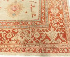 Authentic Persian Sultanabad Rug in Beige Brown Green Red - 2454341