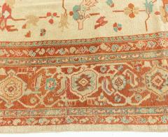 Authentic Persian Sultanabad Rug in Beige Brown Green Red - 2454343