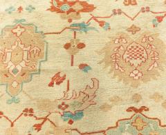 Authentic Persian Sultanabad Rug in Beige Brown Green Red - 2454344