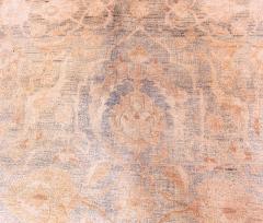 Authentic Persian Tabriz Beige Green Handmade Wool Rug - 2454295